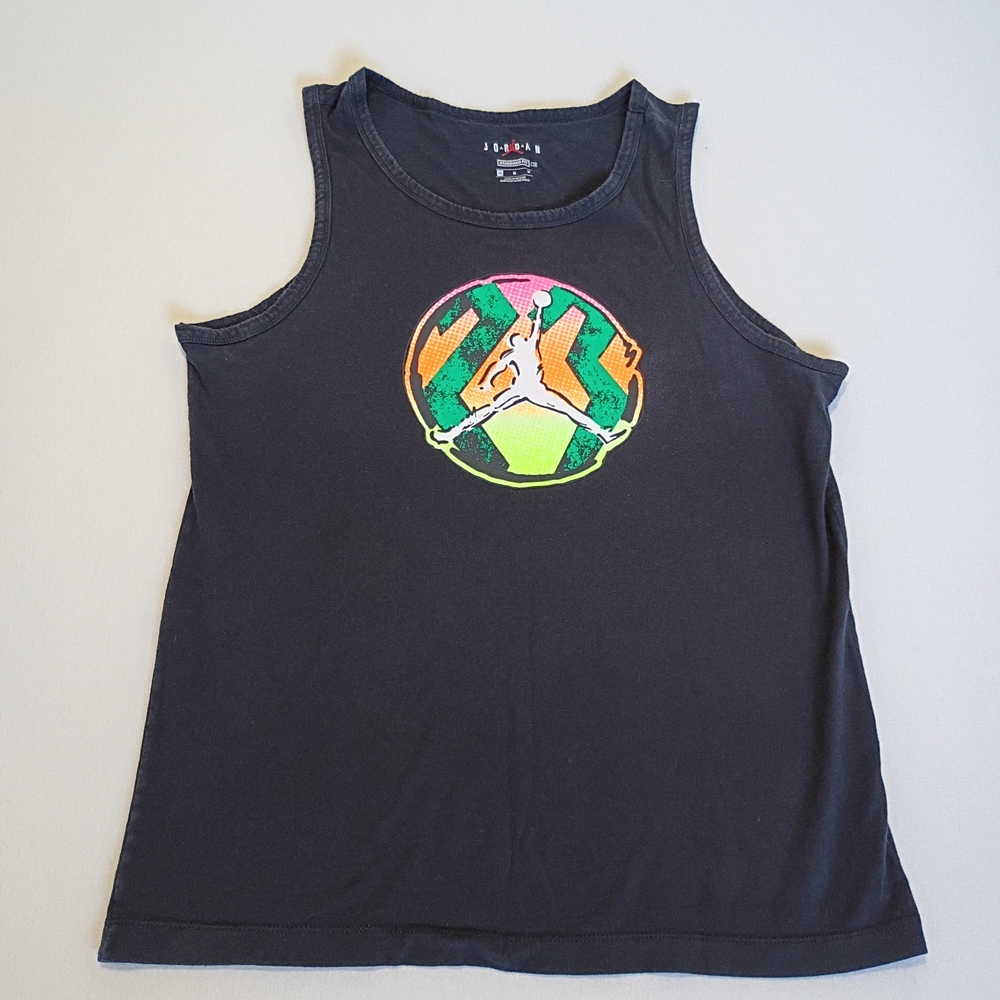 Nike Jordan Sport DNA HBR Tank Neon Size Medium